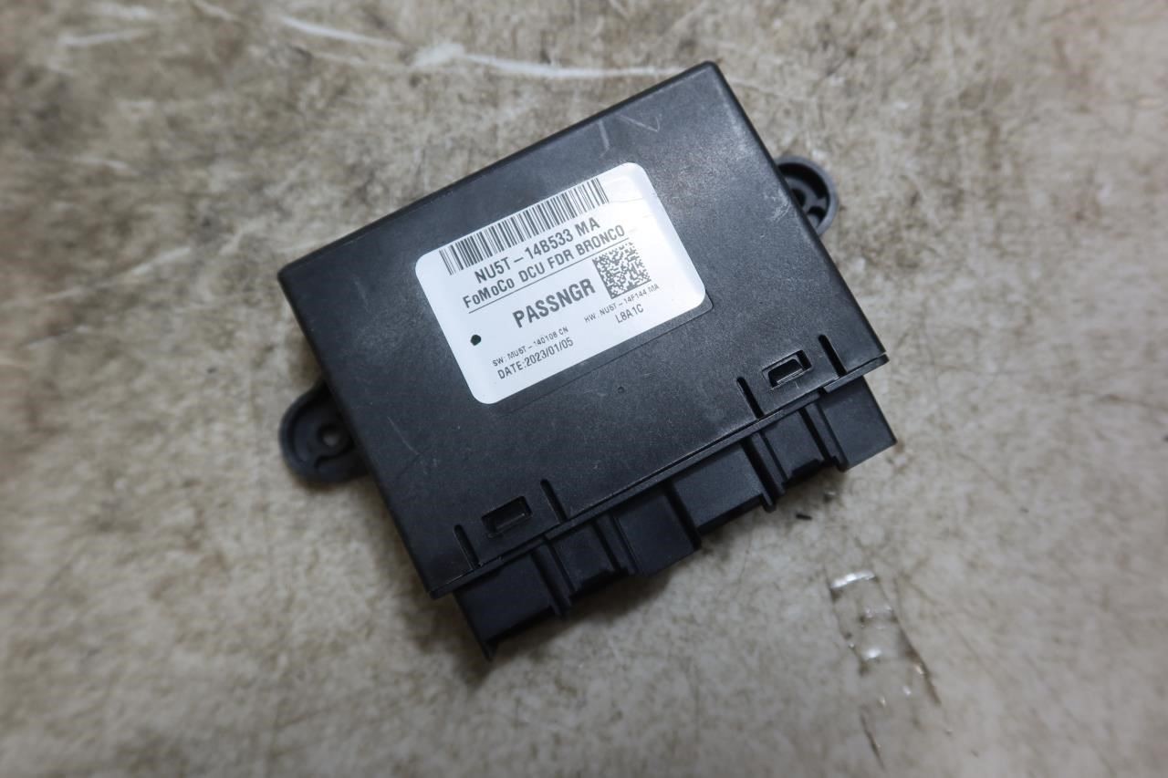 2021-2025 Ford Bronco OEM Front Right RH Passenger Door Module NU5T-14B533