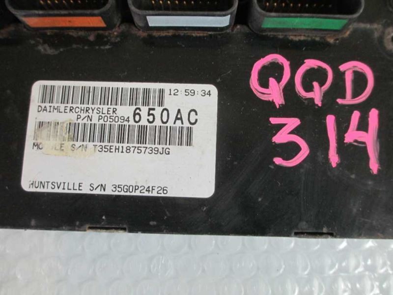 06 Caravan Town & Country Engine Control Module P05094650AC 05094650AC