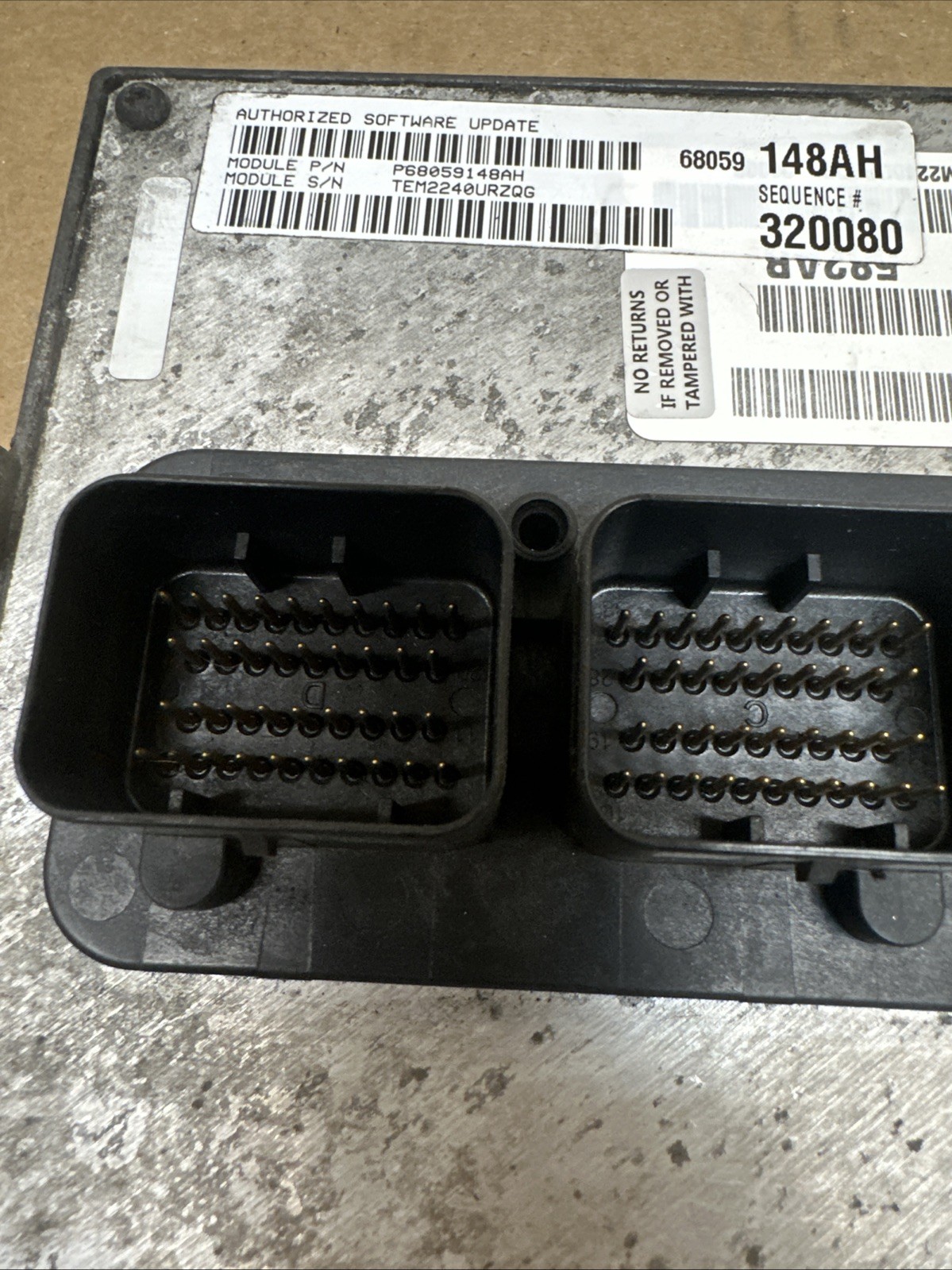 2011 Jeep Grand Cherokee 5.7L Engine Computer Module ECM ECU P68059148AH OEM