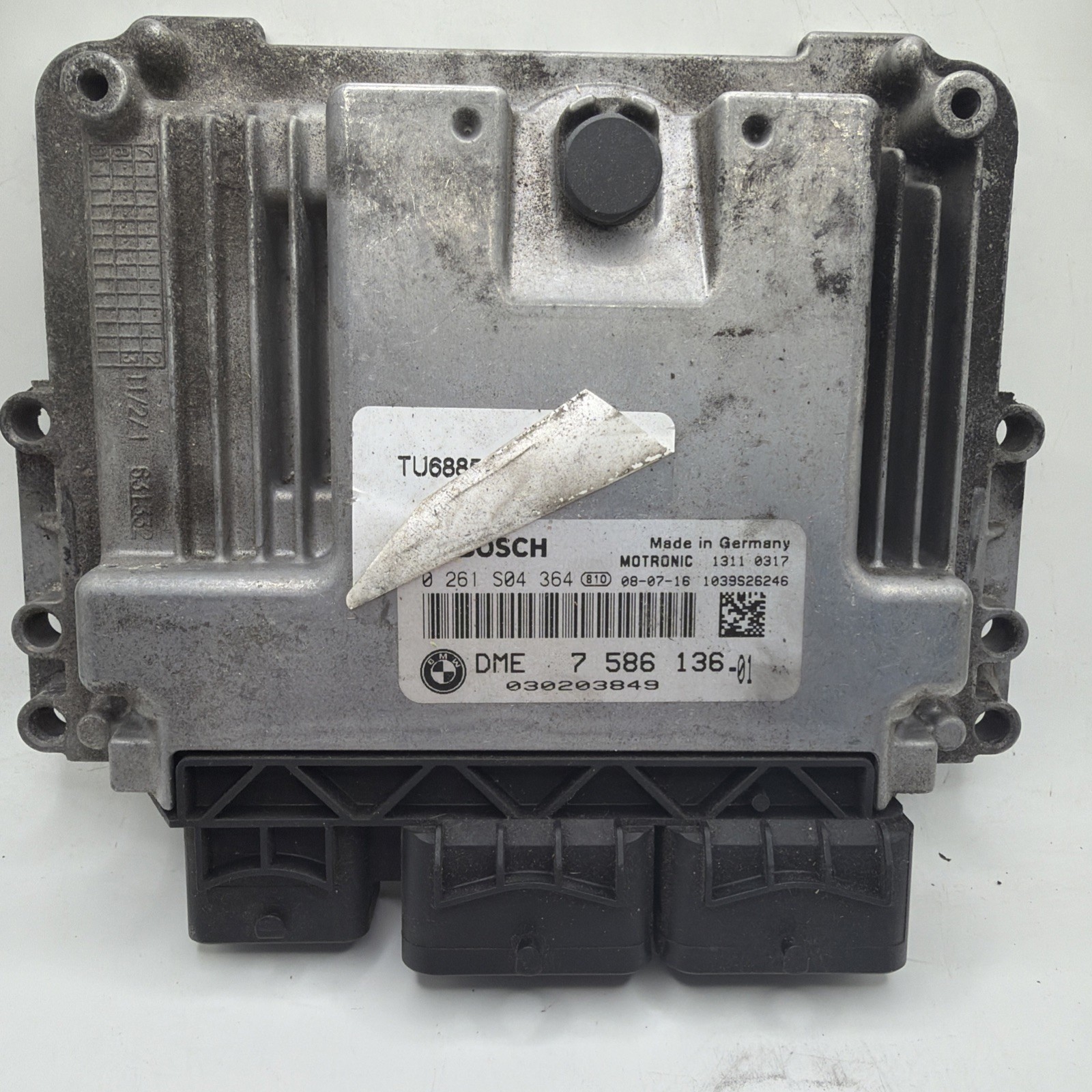 MINI COOPER 1.6L ENGINE CONTROL MODULE UNIT ECU ECM 0261S04364 DME 7586136