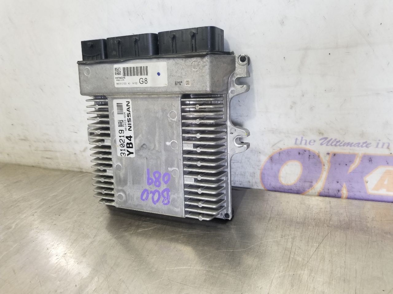 21 NISSAN FRONTIER SV ECM ENGINE CONTROL MODULE 3.8L NEC053654