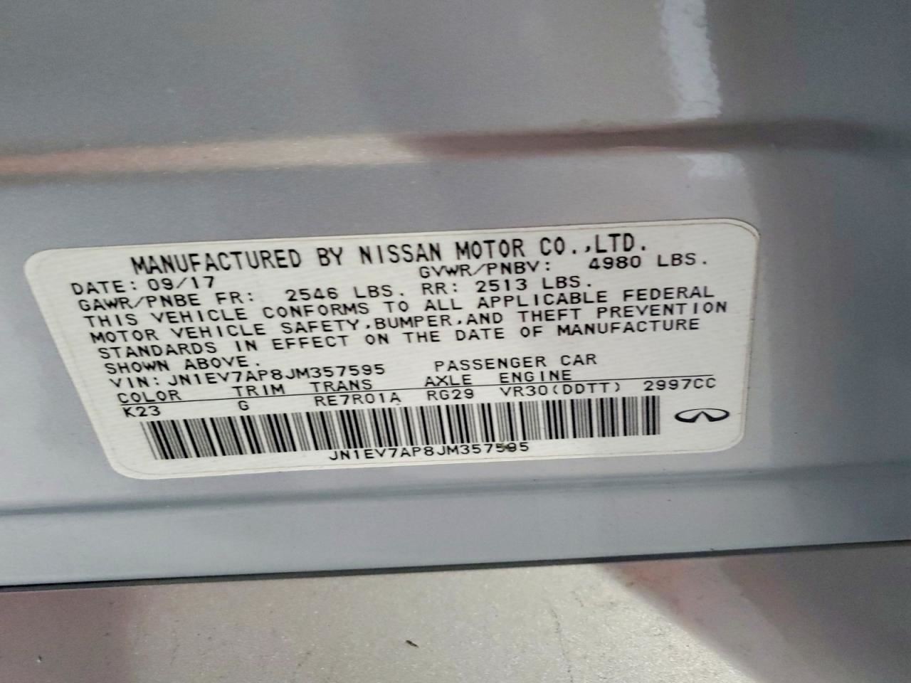 ELECTRONIC CONTROL UNIT OEM 18-20 INFINITI Q50 1YR WRNTY
