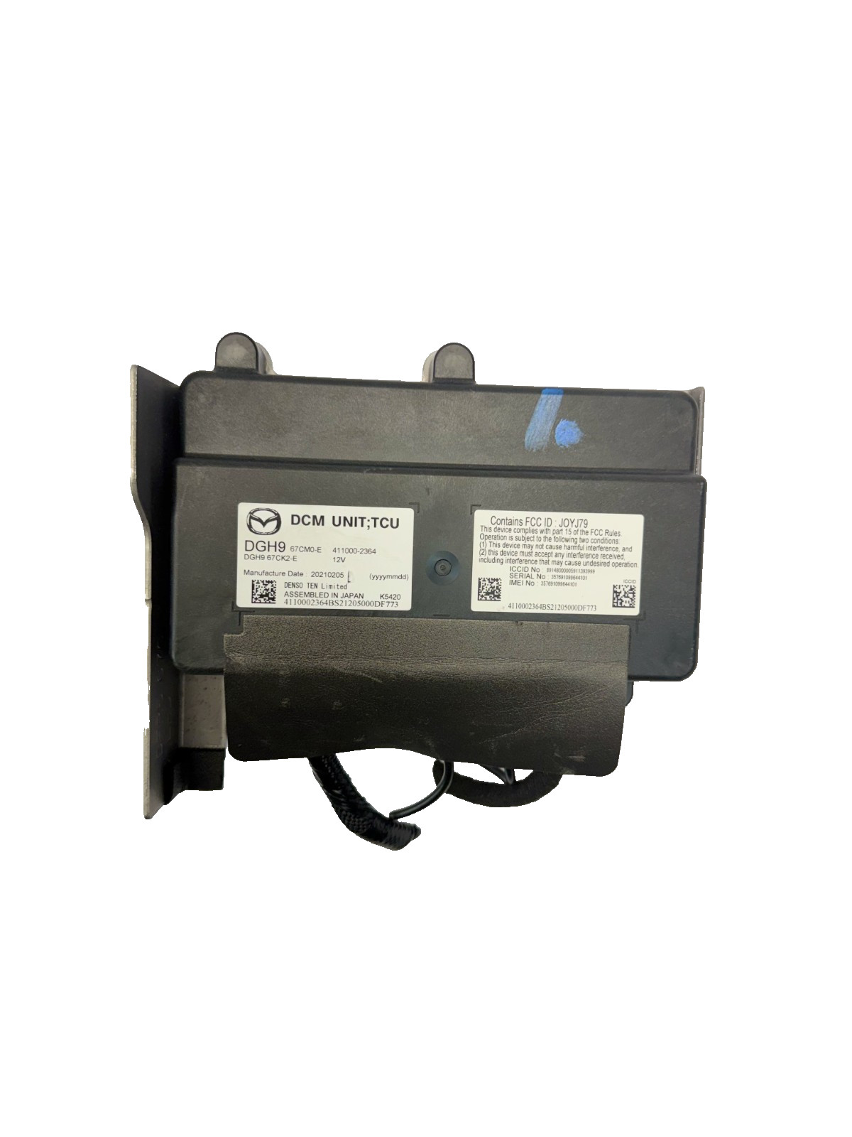2020-2024 MAZDA CX-30 CX30 TELEMATICS COMMUNICATION COMPUTER CONTROL MODULE OEM