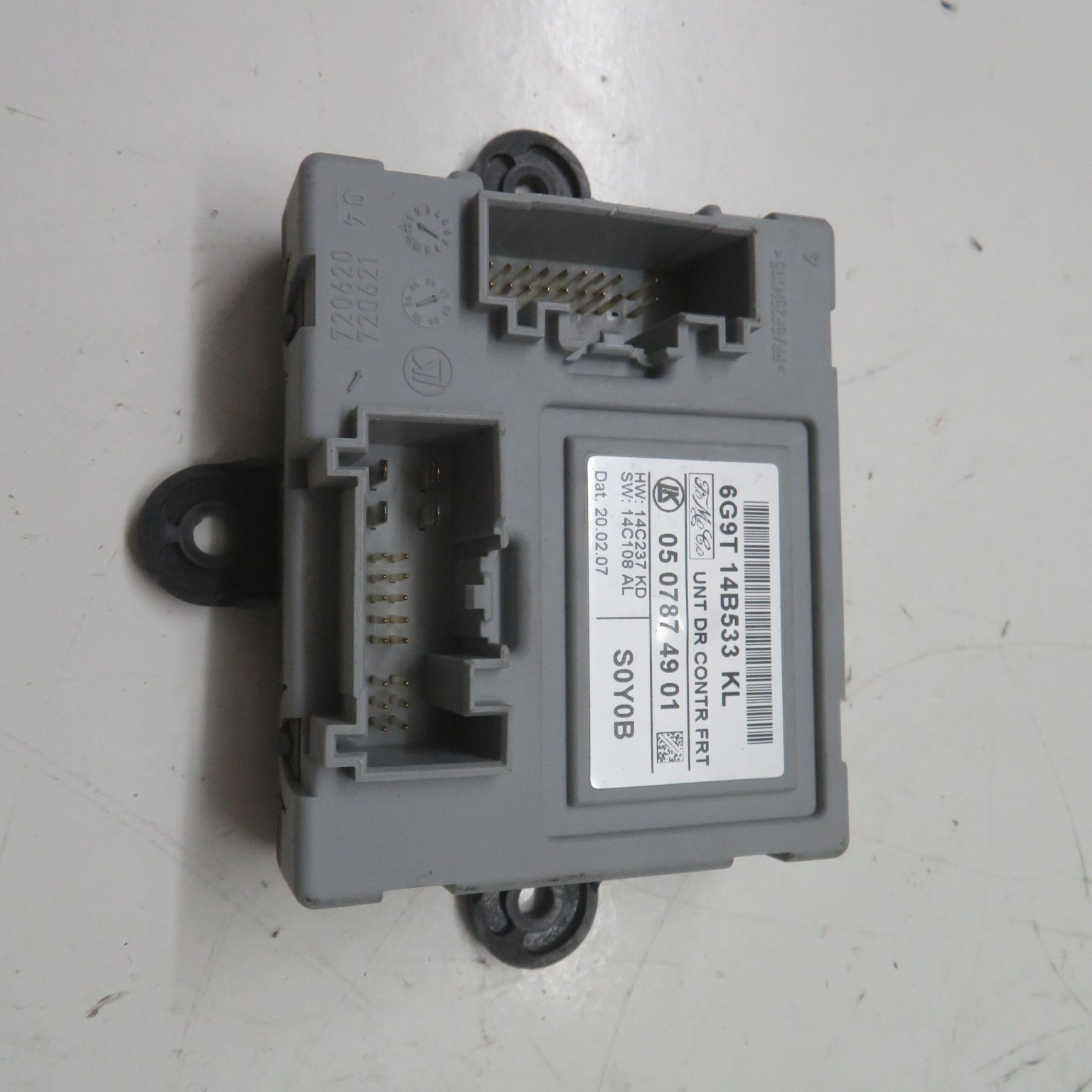 LAND ROVER FREELANDER 2 FRONT RIGHT DOOR CONTROL UNIT 6G9T-14B533-KL