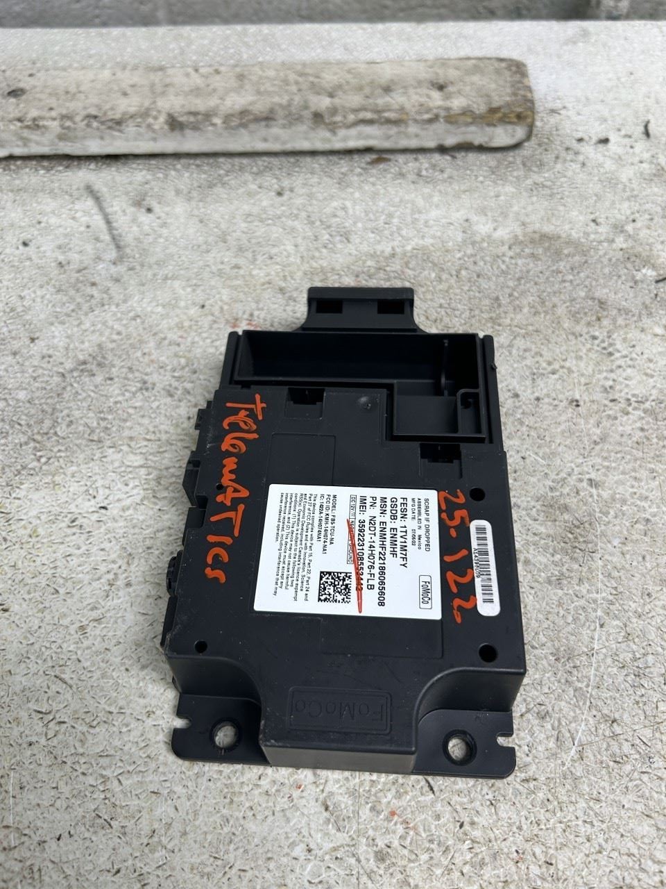 2022 FORD BRONCO TELEMATICS CONTROL MODULE OEM PART NUMBER N2DT14H076FLB