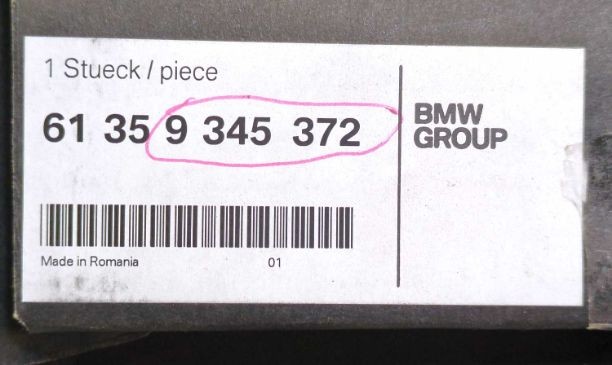 New OEM genuine BMW Footwell Control Module 2010-2017 5 6 7 Series 61356992948