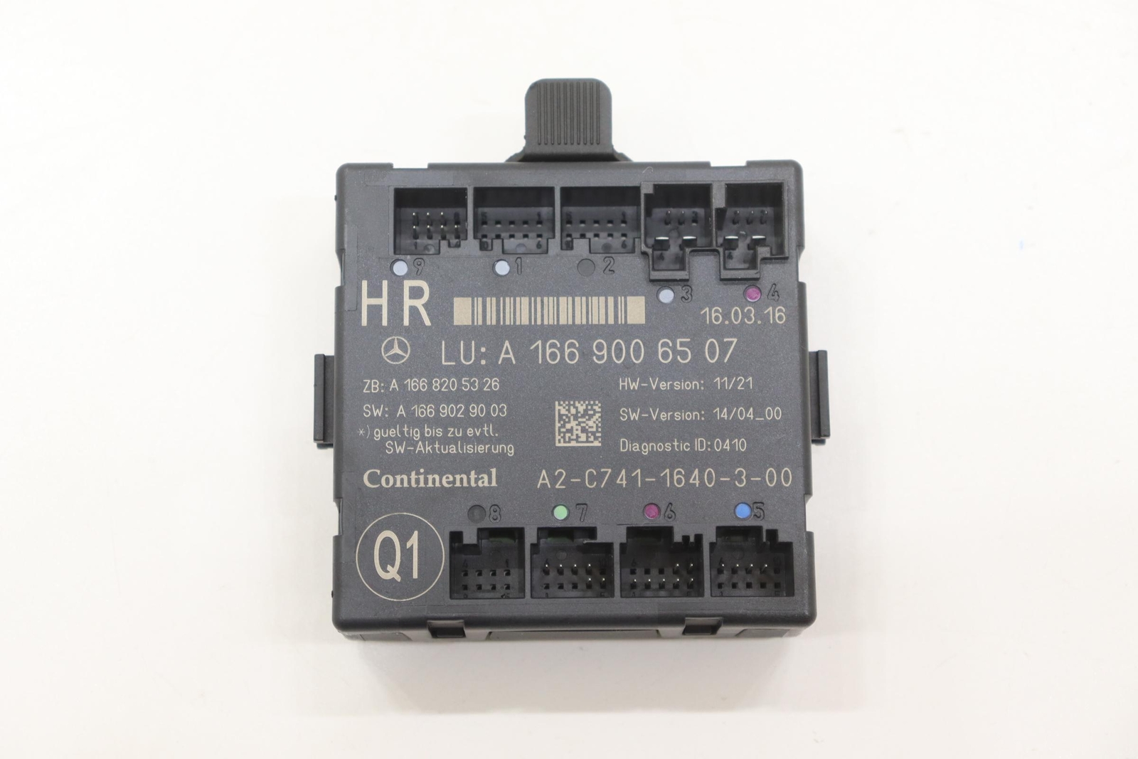 2017-2019 MERCEDES GLS63 AMG X166 REAR RIGHT DOOR CONTROL MODULE OEM A1668205326