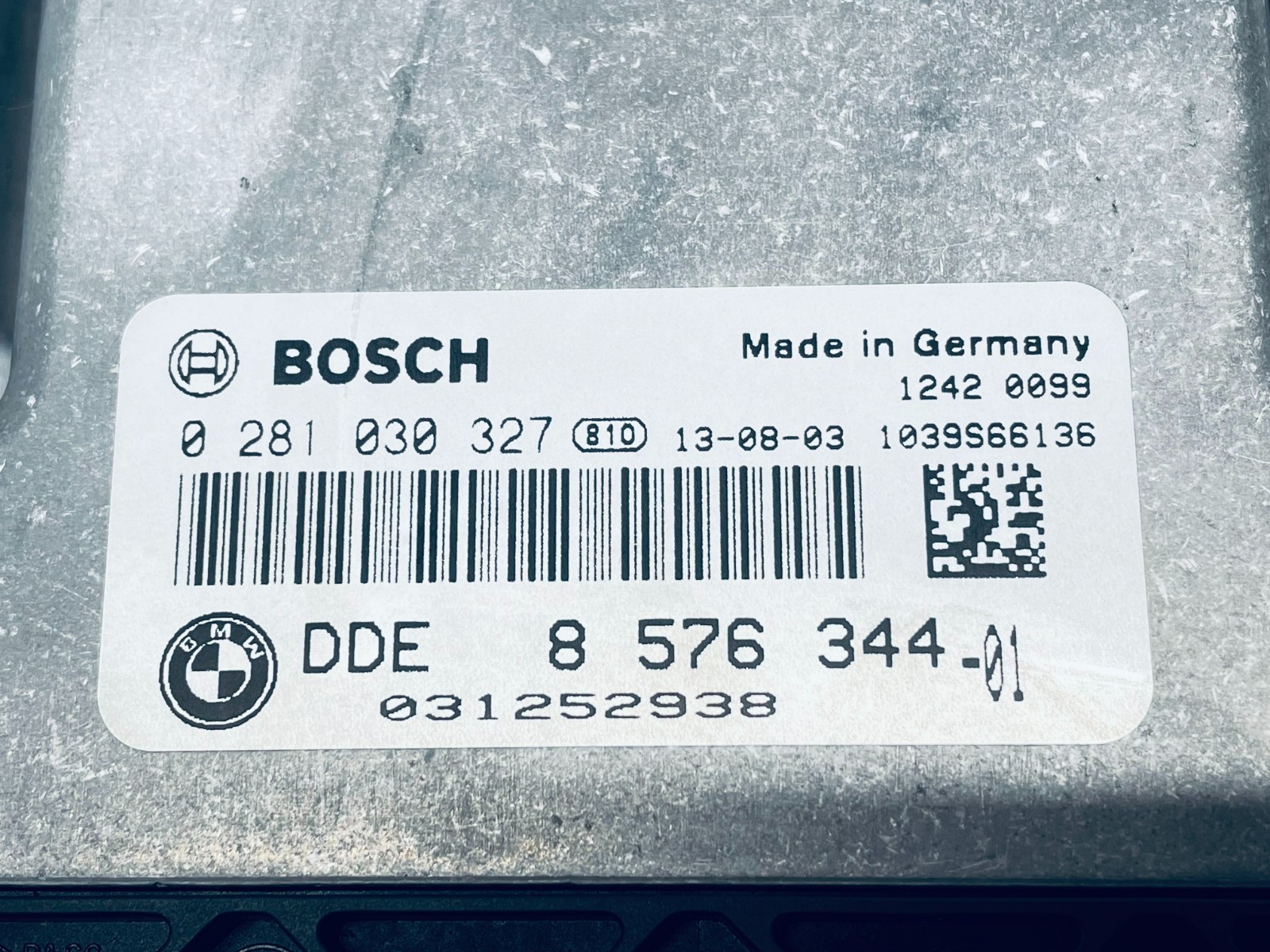 BMW F10 F20 F21 F30 F31 F36 120d 320d 520d Auto N47 Engine DDE ECU 8576344 #101