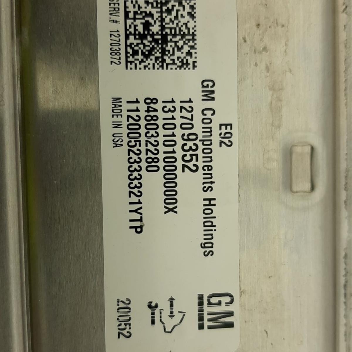 OEM Engine Computer ECU Ecm For Suburban 1500 12709352 Main ECU Ran Nice