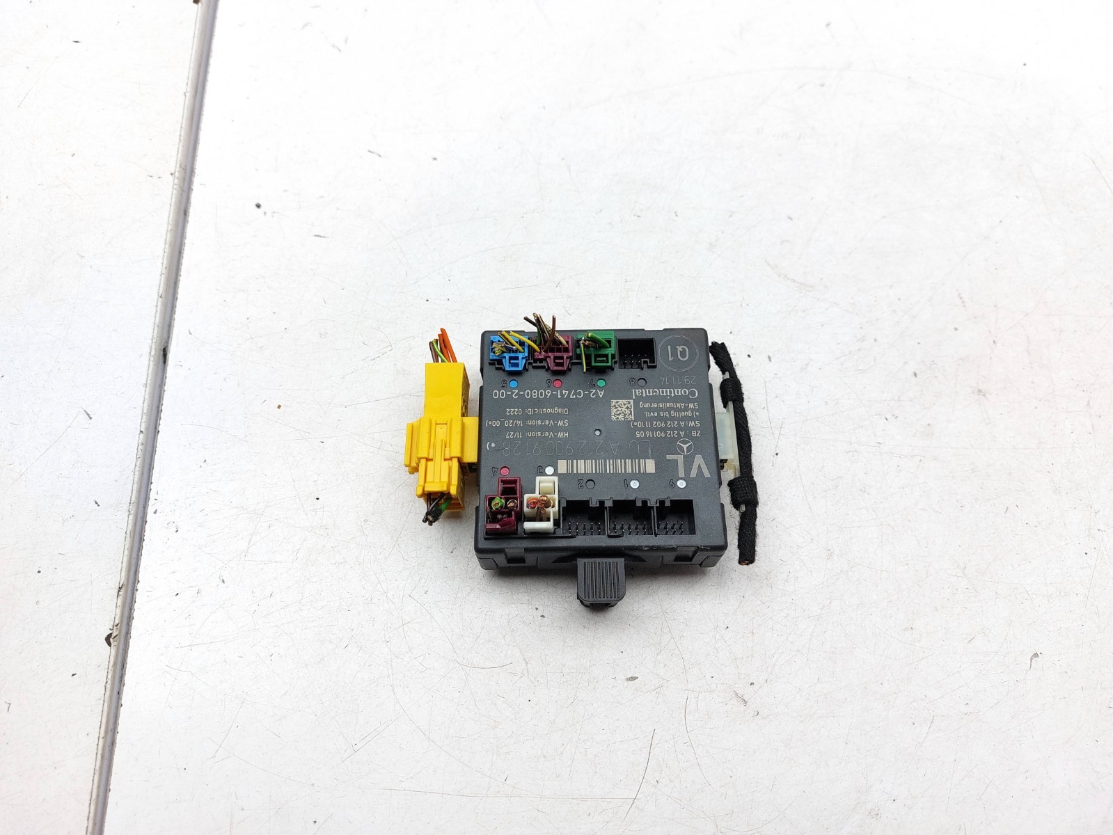 MERCEDES E CLASS W212 2015 DOOR CONTROL UNIT MODULE ECU FRONT LEFT A2129009128