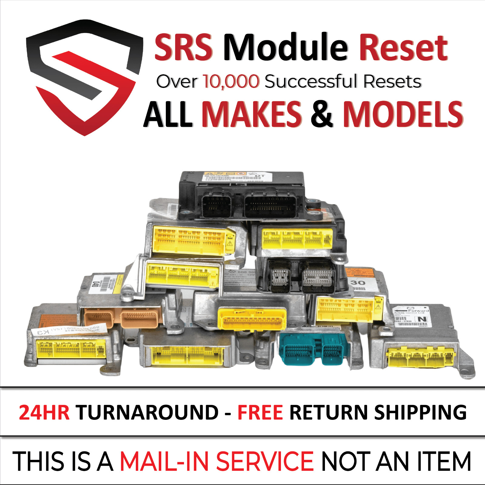 SRS Module Reset Service – Over 10,000 Successful Resets – 24HR TURNAROUND!