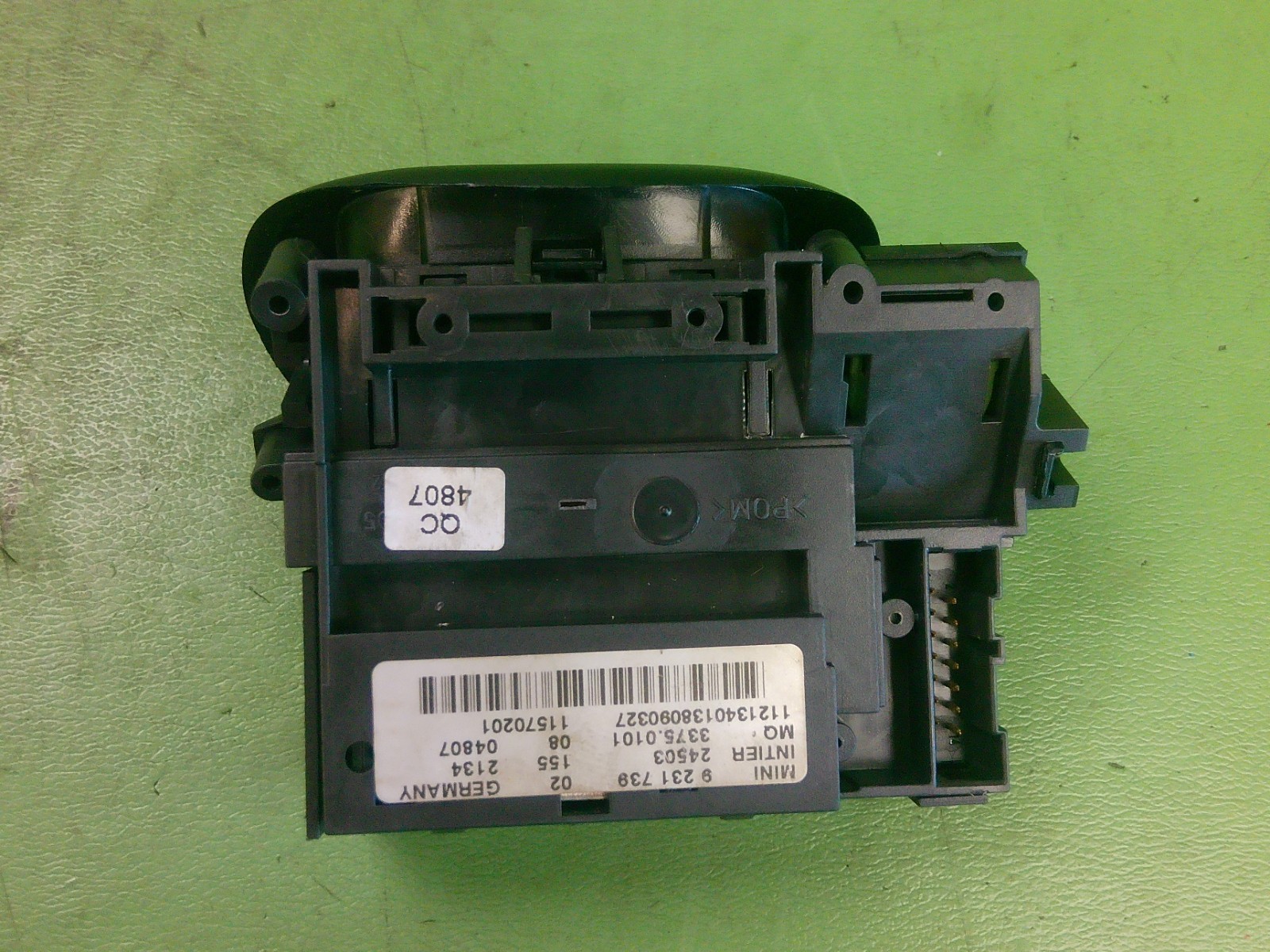 12 MINI COOPER COUNTRYMAN IGNITION SWITCH AND KEY FOB SET OEM