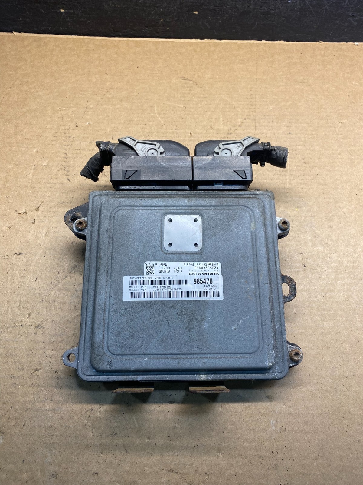 2007 2010 Jeep Compass Patriot 2.4L PCM ECM ECU Engine Computer Module AD9946 DW