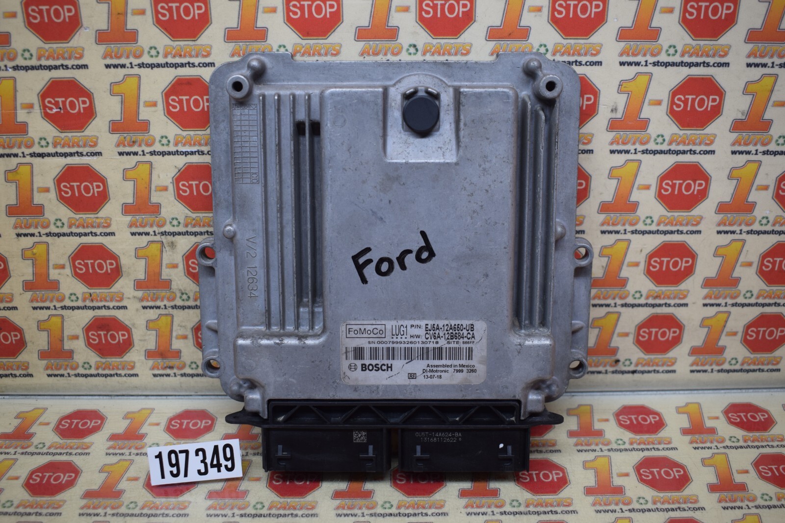 2013-2015 FORD TAURUS 2.0L ENGINE COMPUTER MODULE ECU ECM EJ5A-12A650-UB OEM