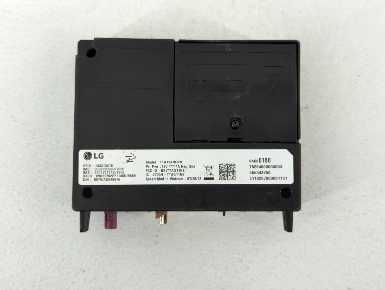 2018-2019 Gmc Terrain Chassis Control Module Ccm Bcm Body Control GTKVG