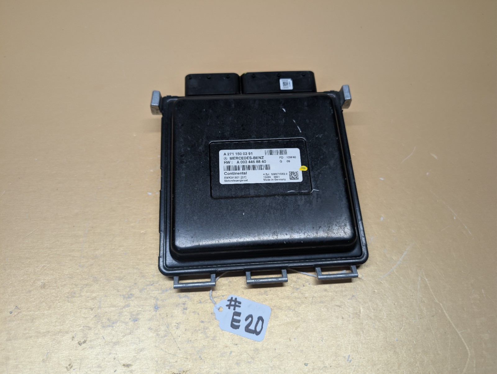 2012-2015 MERCEDES W204 C250 ECU Engine Control Module A2711500391 (OEM) #E20