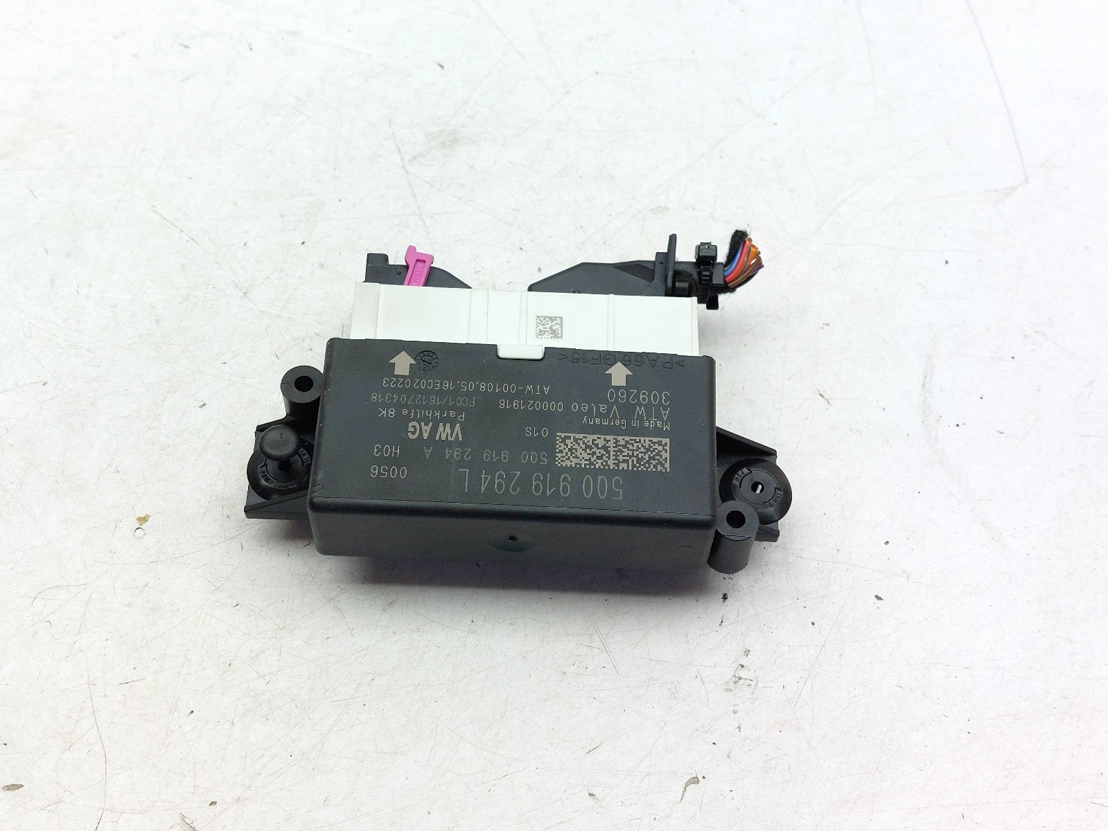 VOLKSWAGEN PASSAT B8 PARKING ASSIST CONTROL MODULE 5Q0919294L 2016