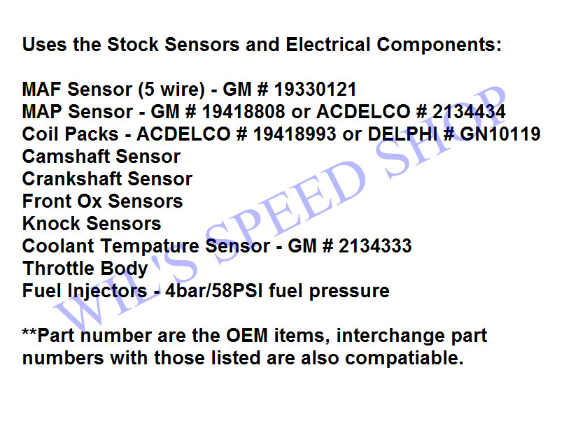 6.0 / 4L60E LQ4 LS Swap GM 0411 PCM ECM Computer DBC Cable