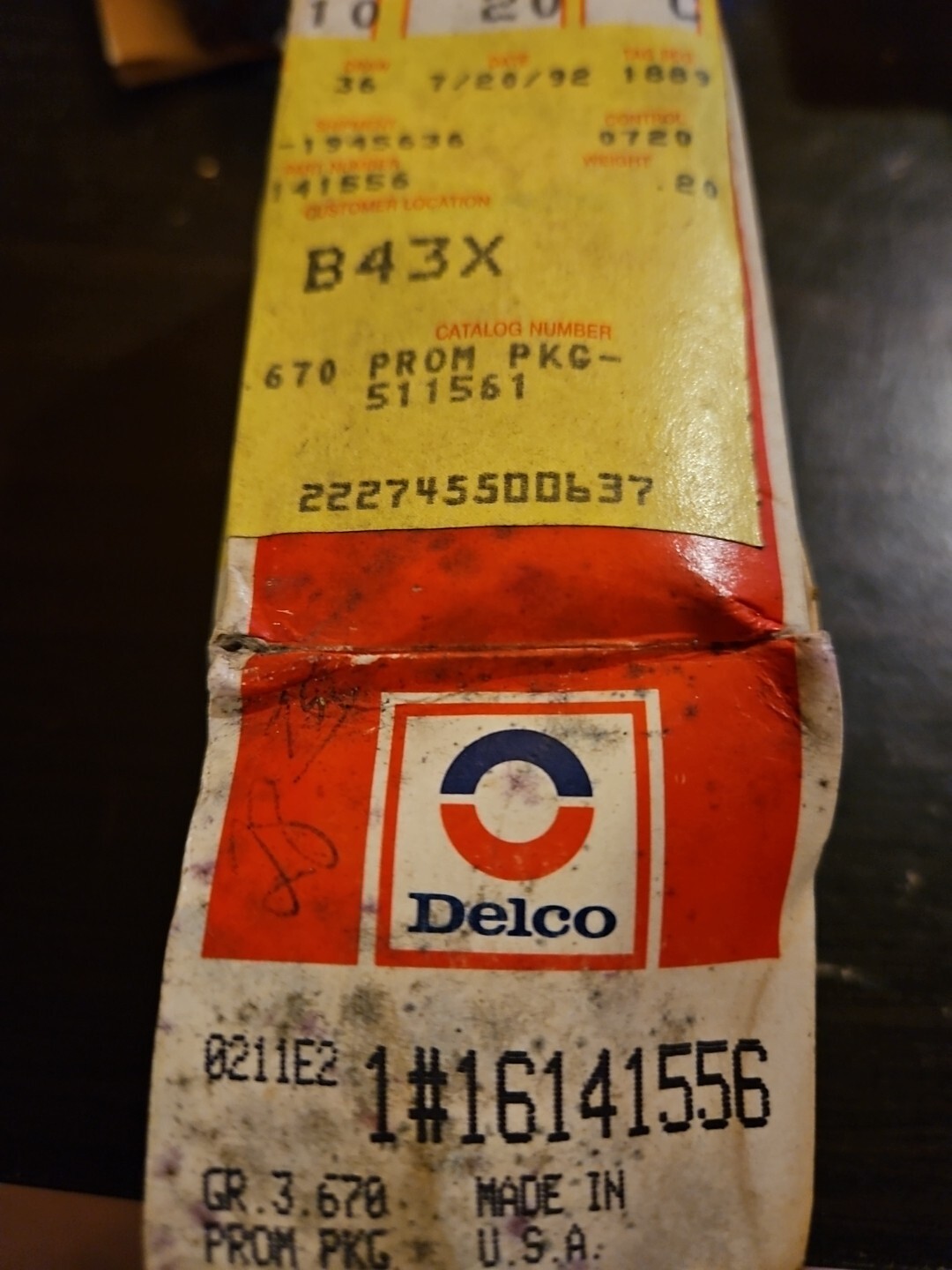 NOS Delco 16141556 Computer Prom Chip
