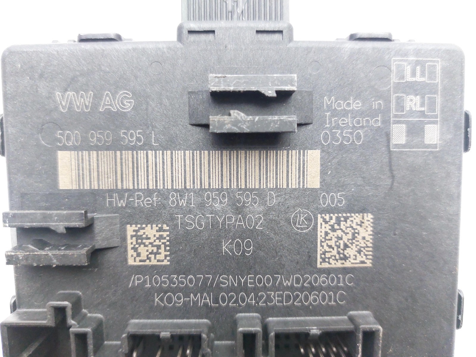 DOOR CONTROL UNIT MODULE ECU REAR LEFT 5Q0959595L AUDI A3 MK4 8Y 2023
