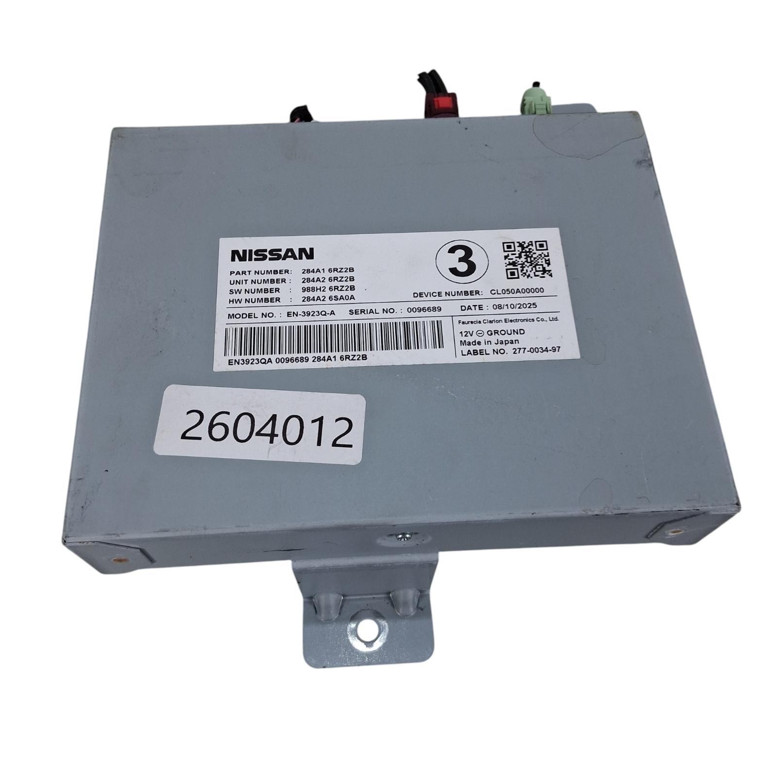 2024-2026 Nissan Rogue Parking Aid Camera Control Module OEM 284A1-6RZ2B