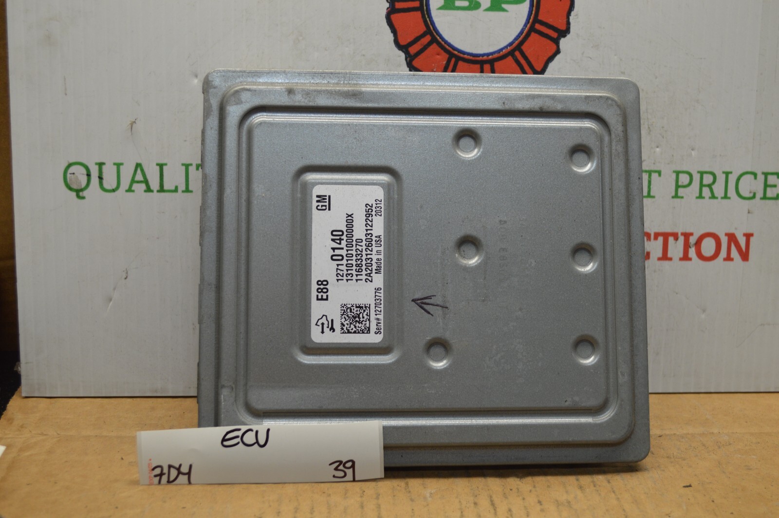 2020 Chevrolet Malibu Engine Control Unit ECU 12703776 Module 39-7D4