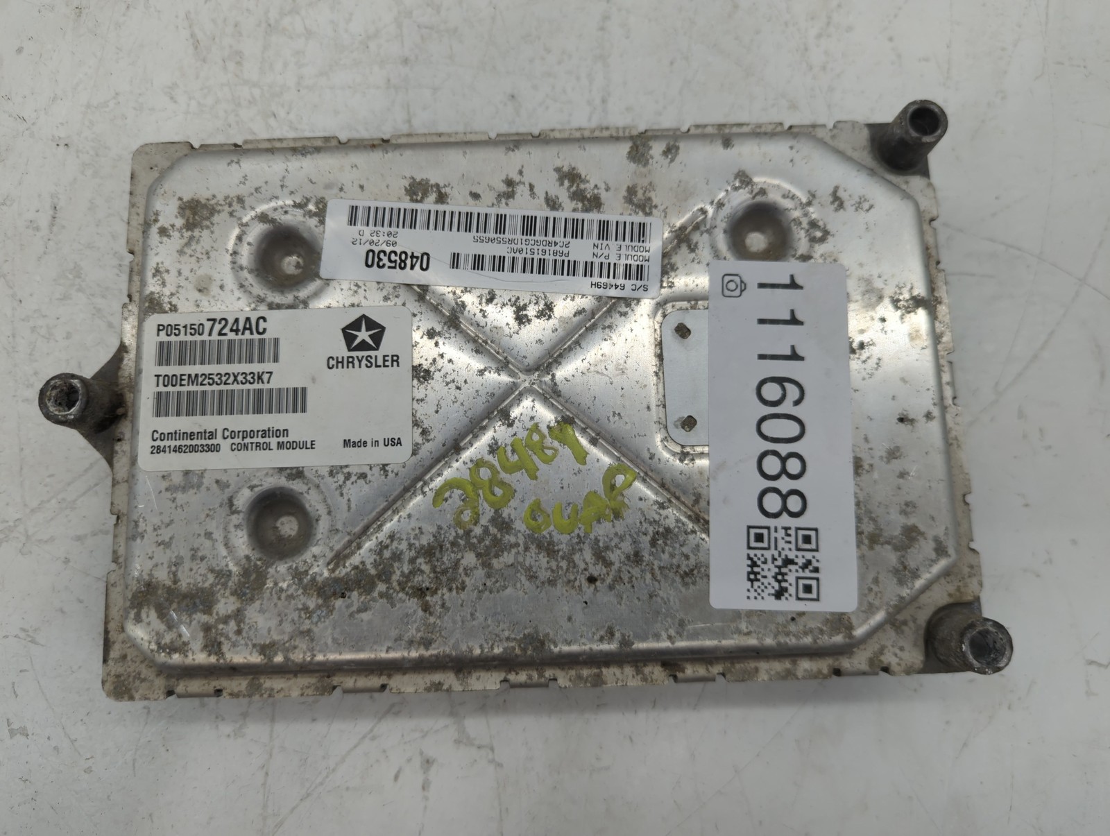 Dodge Caravan Engine Control Computer Ecu Pcm Ecm Pcu Oem P05150724ac D7WAI