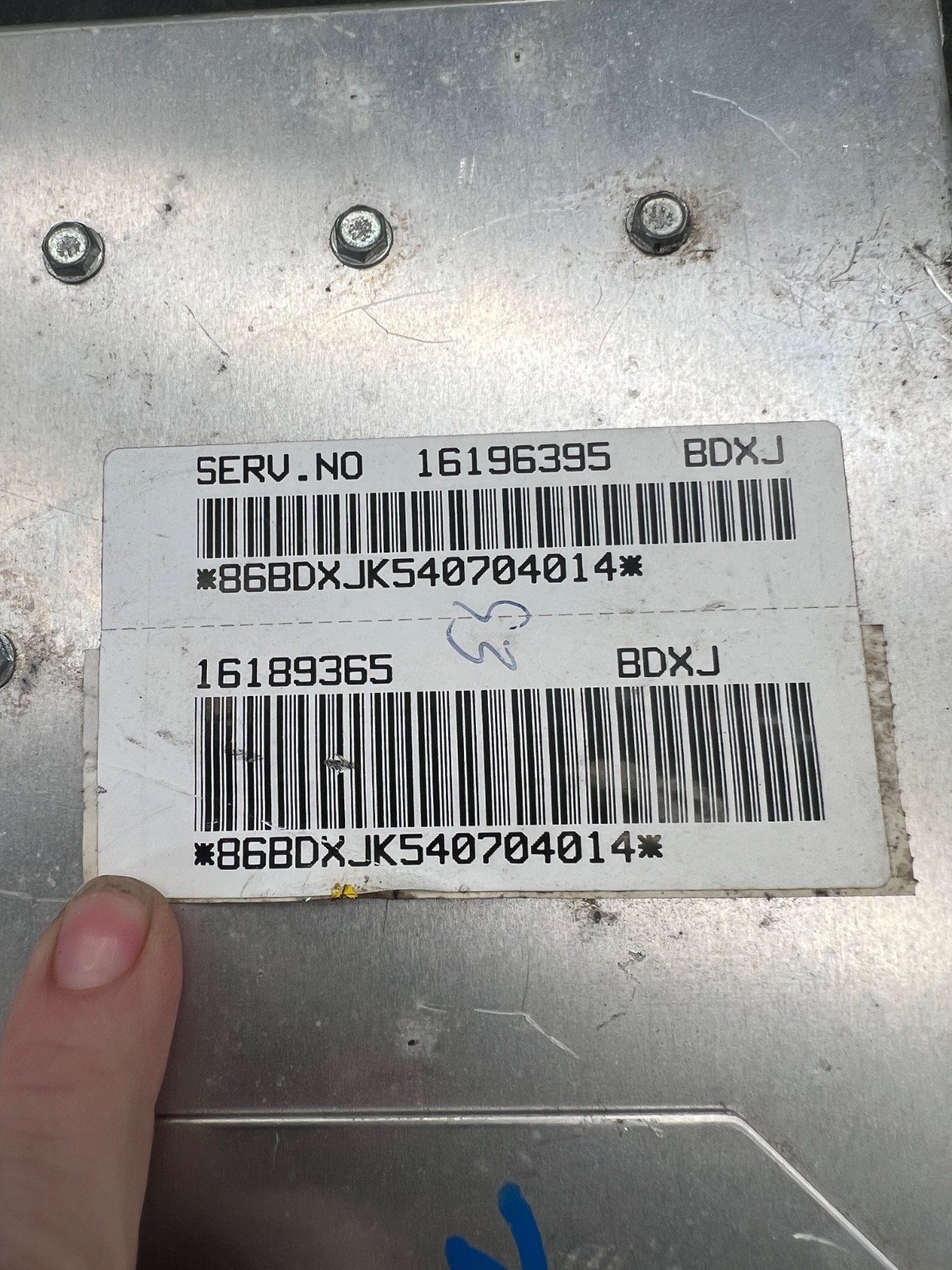 1994 Chevrolet 1500 4.3L OEM ECU ECM Engine Computer Control Module 16196395