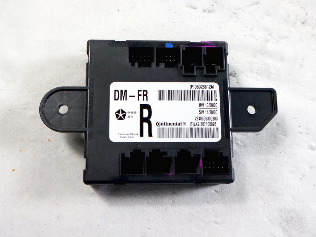 05026612AI FRONT RIGHT DOOR CONTROL UNIT Fiat Freemont 2.0 D 125KW 6M 5P (20