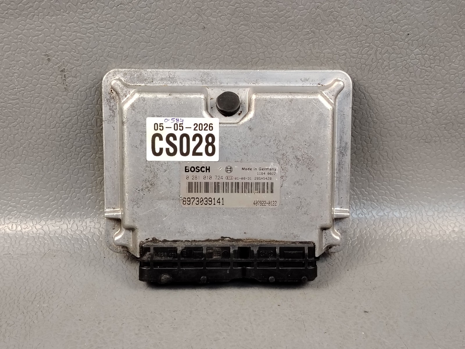 ISUZU HOLDEN ENGINE CONTROL MODULE 0281010724 8973039141 RODEO TF 3.0L 4JH1