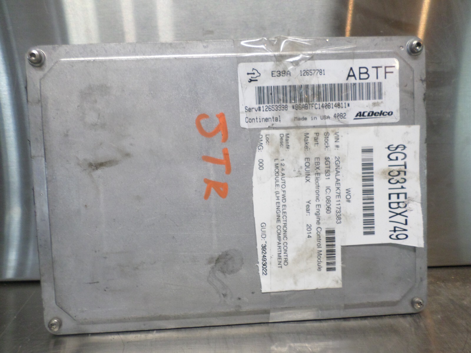 2013-2016 Equinox Acadia ATS GM Engine Control Module ECM ECU PCM OE 12653998 *J