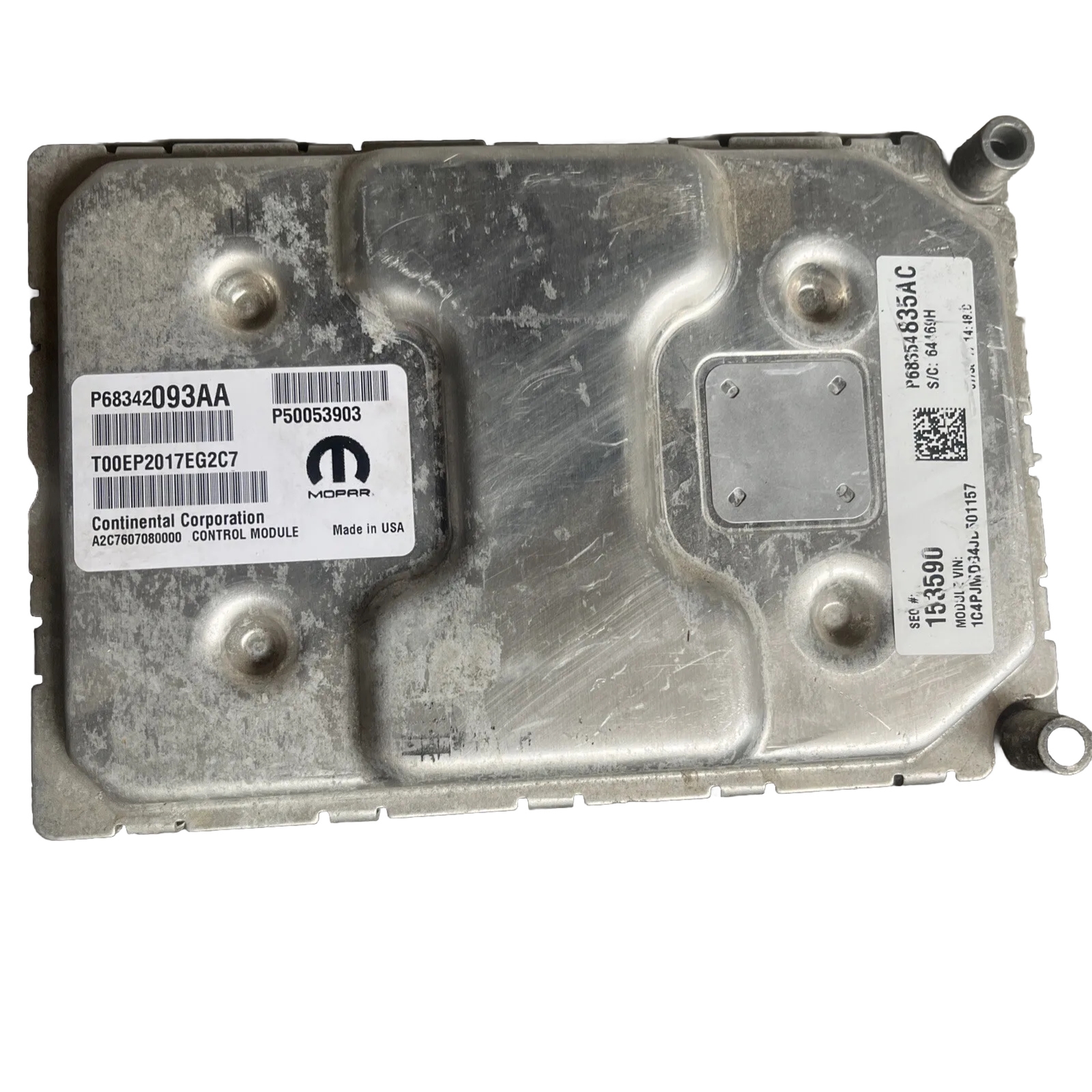 2014-2018 Jeep Cherokee A/T 2.4L ECM ECU Engine Computer Module | P68342093AA