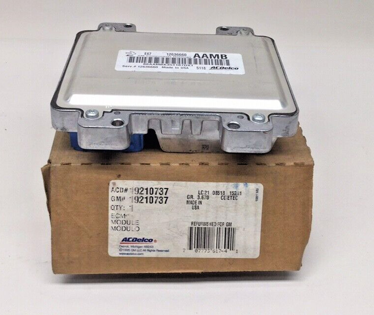 ACDelco 19210737 Reman Engine Control Module ECM Refurbished GM 19210737
