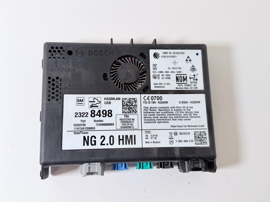 2016 CHEVY SILVERADO HMI HUMAN MACHINE INTERFACE MODULE | OEM 23228498