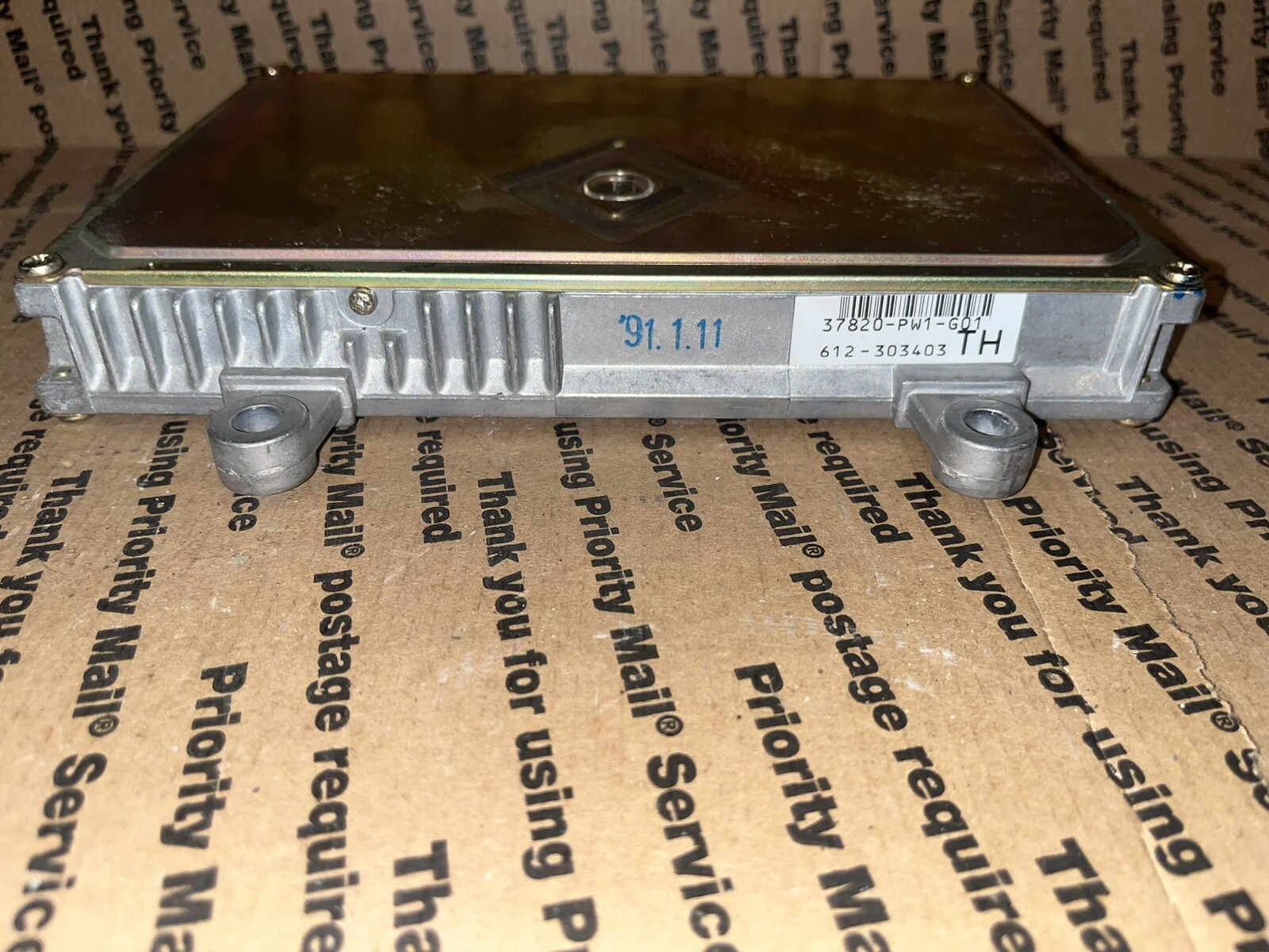 37820-PW1-G01 1992 Honda Concerto 1.5L Manual Engine Computer Module ECM