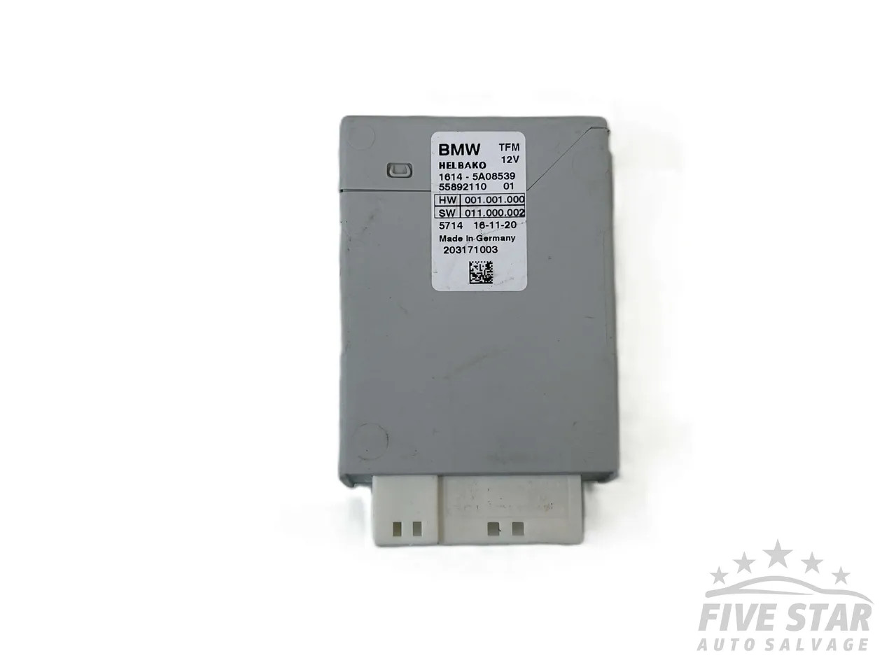 BMW 3 Series Fuel Pump Control Module Unit 330e Plug-in-Hybrid Plug-In Hybrid