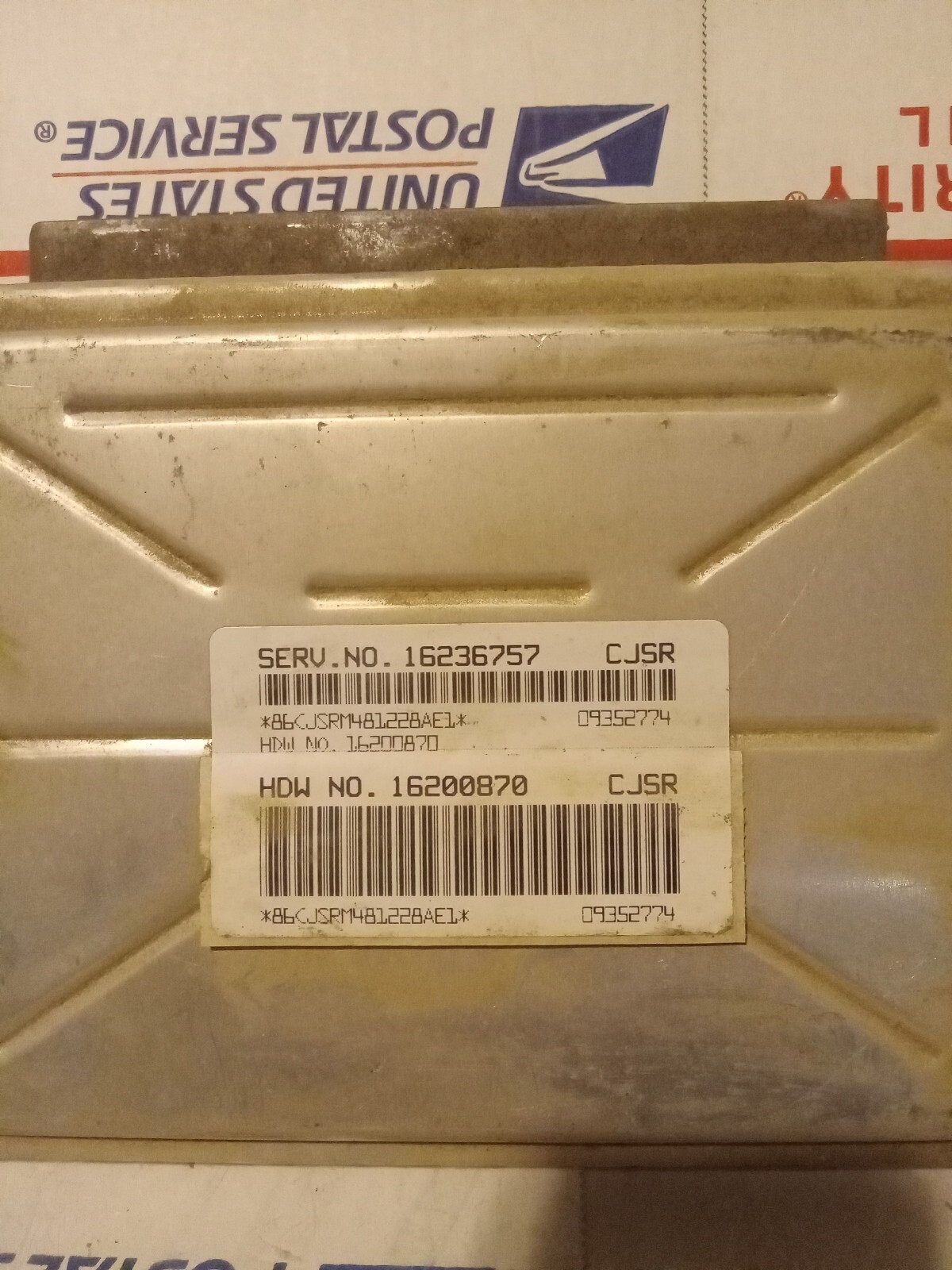 16236757 16200870 CJSR ECM 1998 Oldsmobile Intrigue 3.8L Engine Computer OEM