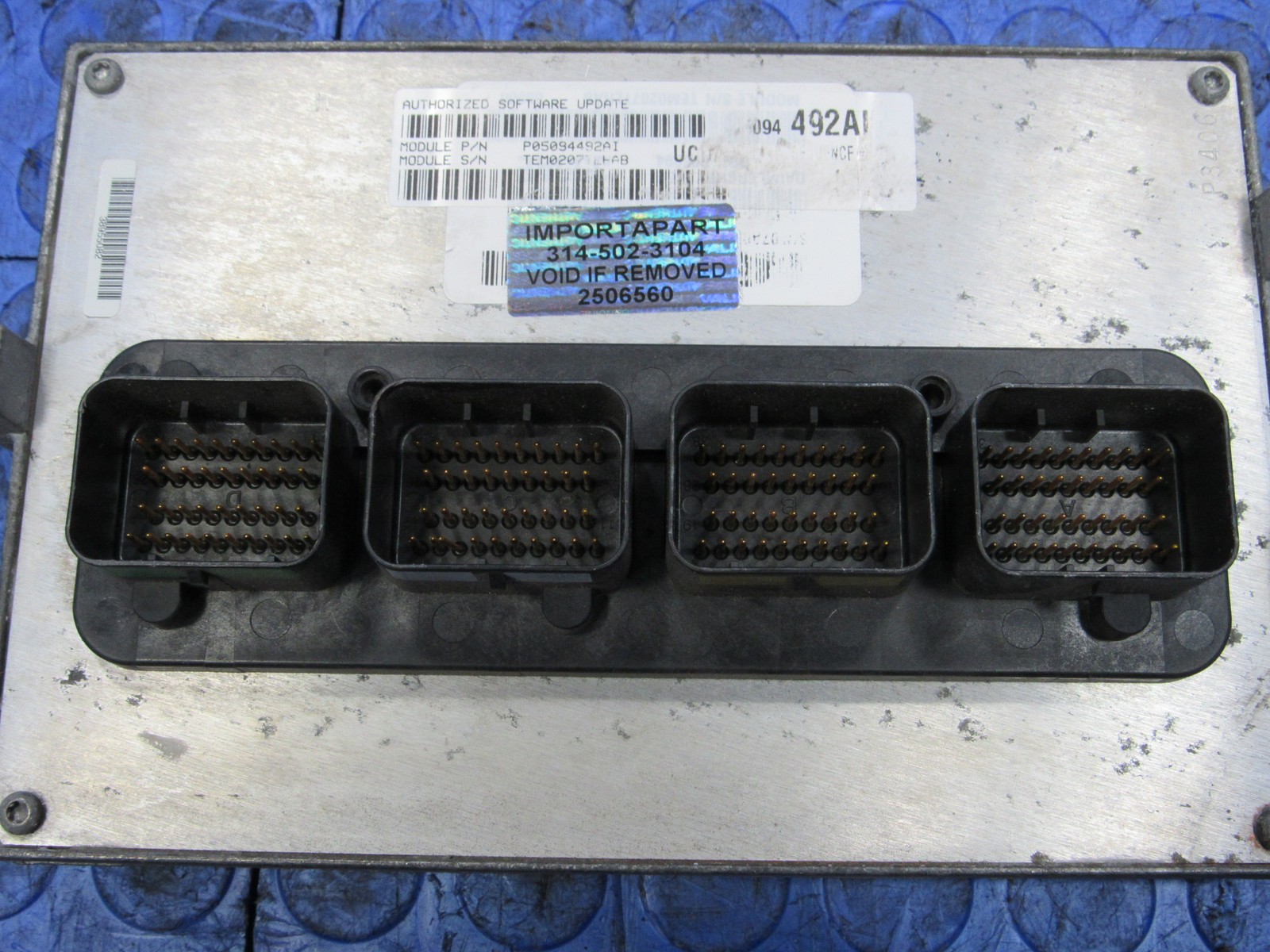 PROGRAMMED PLUG & PLAY 07 Dodge Ram 1500 Truck 5.7 ECM 05094492AI 492 PROG 6560