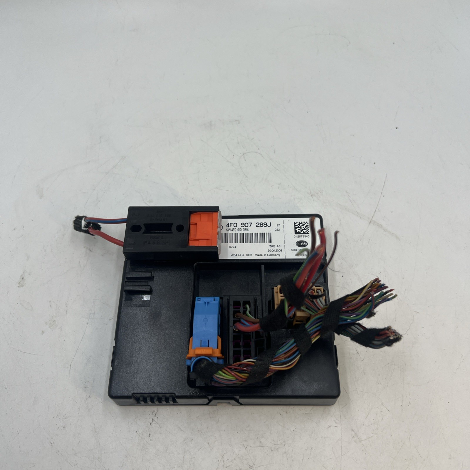 05-11 Audi S6 5.2L BCM BCU Comfort Body Control Computer Module 4F0907289J