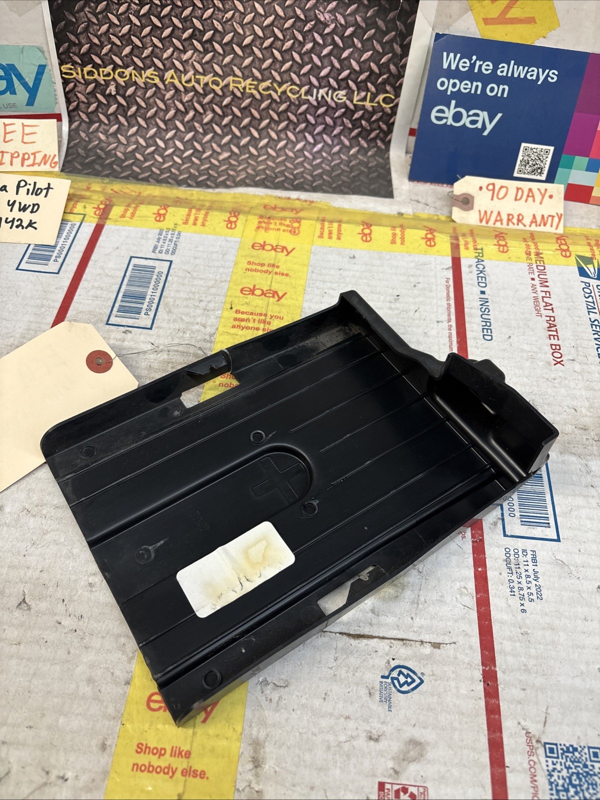 16-18 HONDA PILOT ENGINE COMPUTER CONTROL MODULE ECU DUST COVER PLASTIC SHIELD