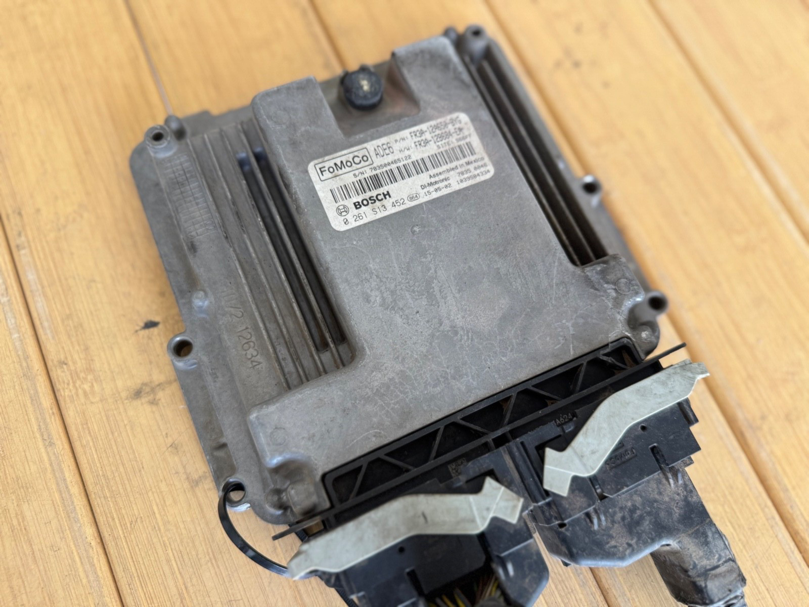 2015 FORD MUSTANG ENGINE CONTROL MODULE ECU ECM PCM OEM FR3A-12A650-BYG