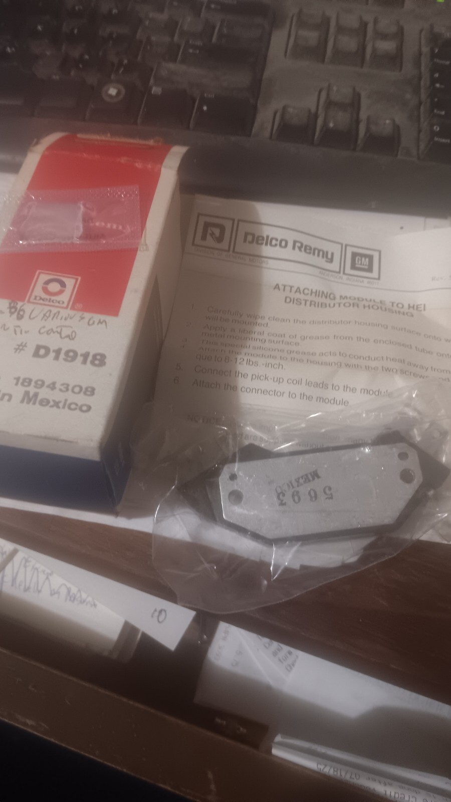 NOS 1978-1986 VARIOUS GM MODELS Ignition Control Module 1894308 D-1918