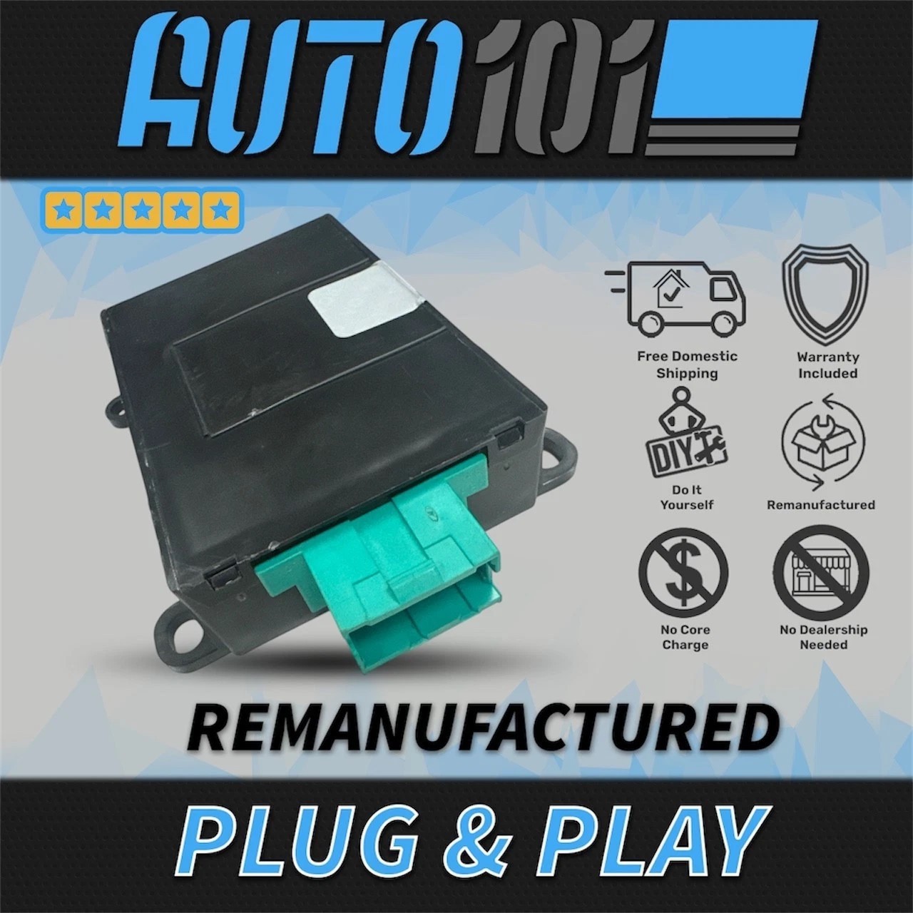 Remanufactured 1993-1995 Cadillac Seville Theft Deterrent Module 88964942 GM