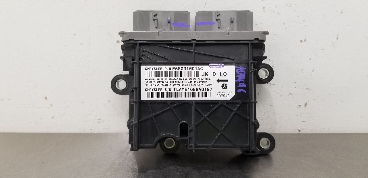 08 JEEP WRANGLE JK SRS BAG MODULE 68031601AC