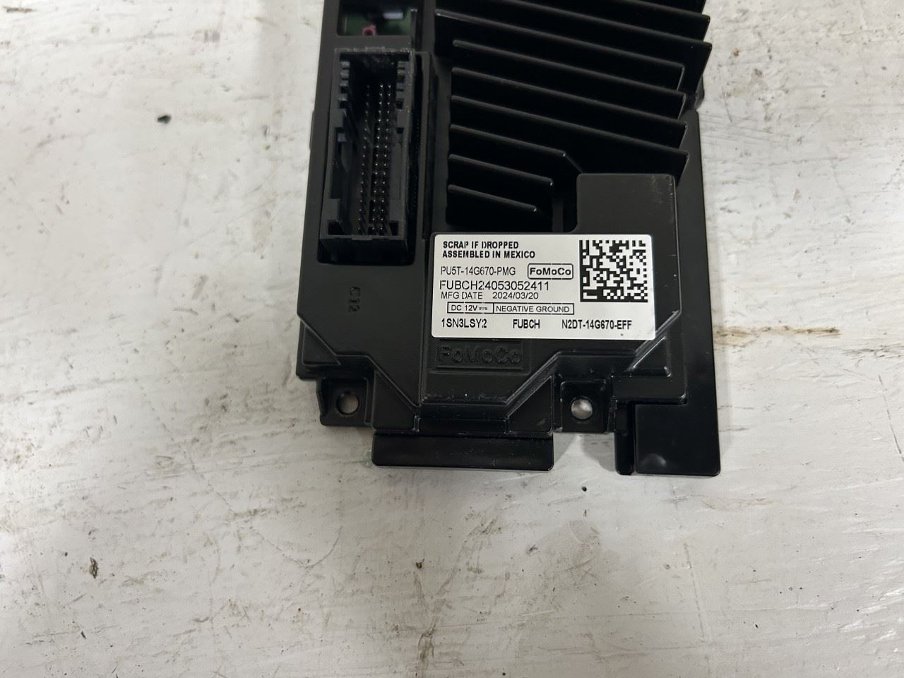 2022 FORD BRONCO Communication Sync Control Module OEM Part Number PU5T14G670PMG
