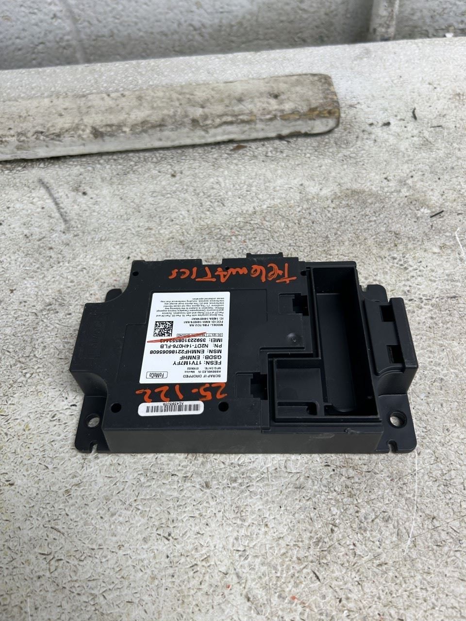 2022 FORD BRONCO TELEMATICS CONTROL MODULE OEM PART NUMBER N2DT14H076FLB