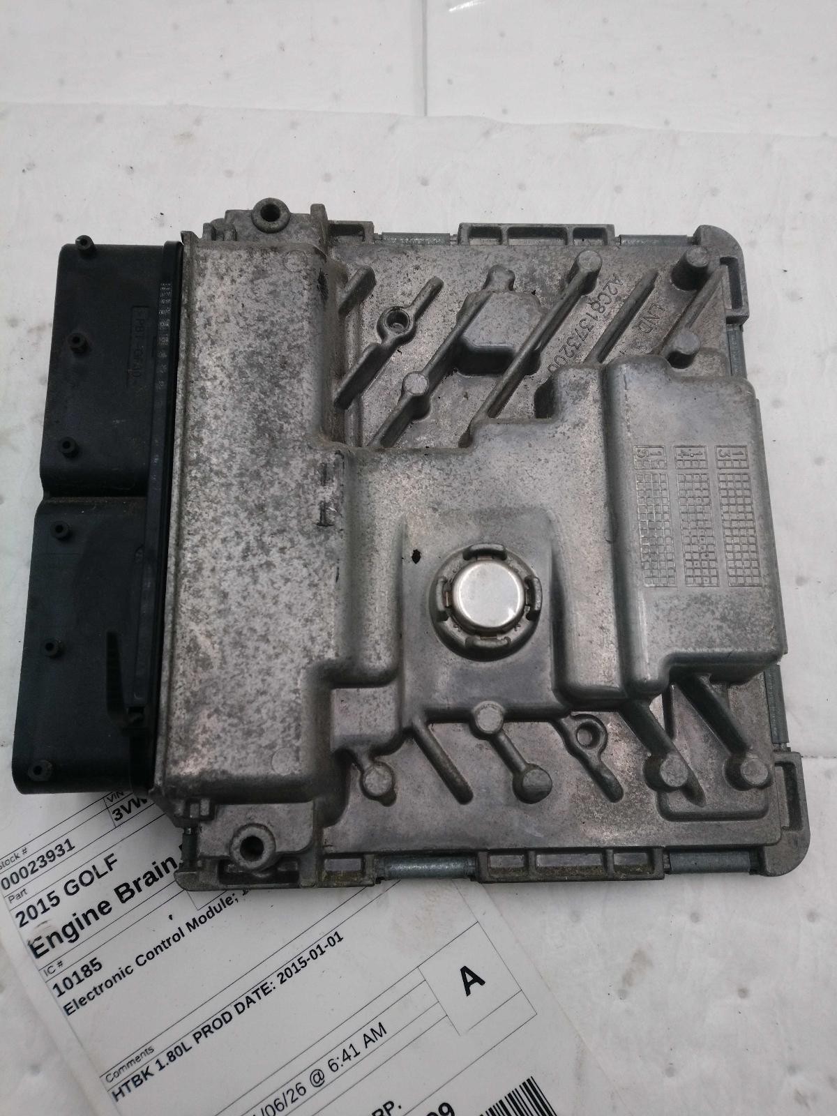 Used Engine Control Module (ECM) fits: 2015 Volkswagen Golf Electronic Control M