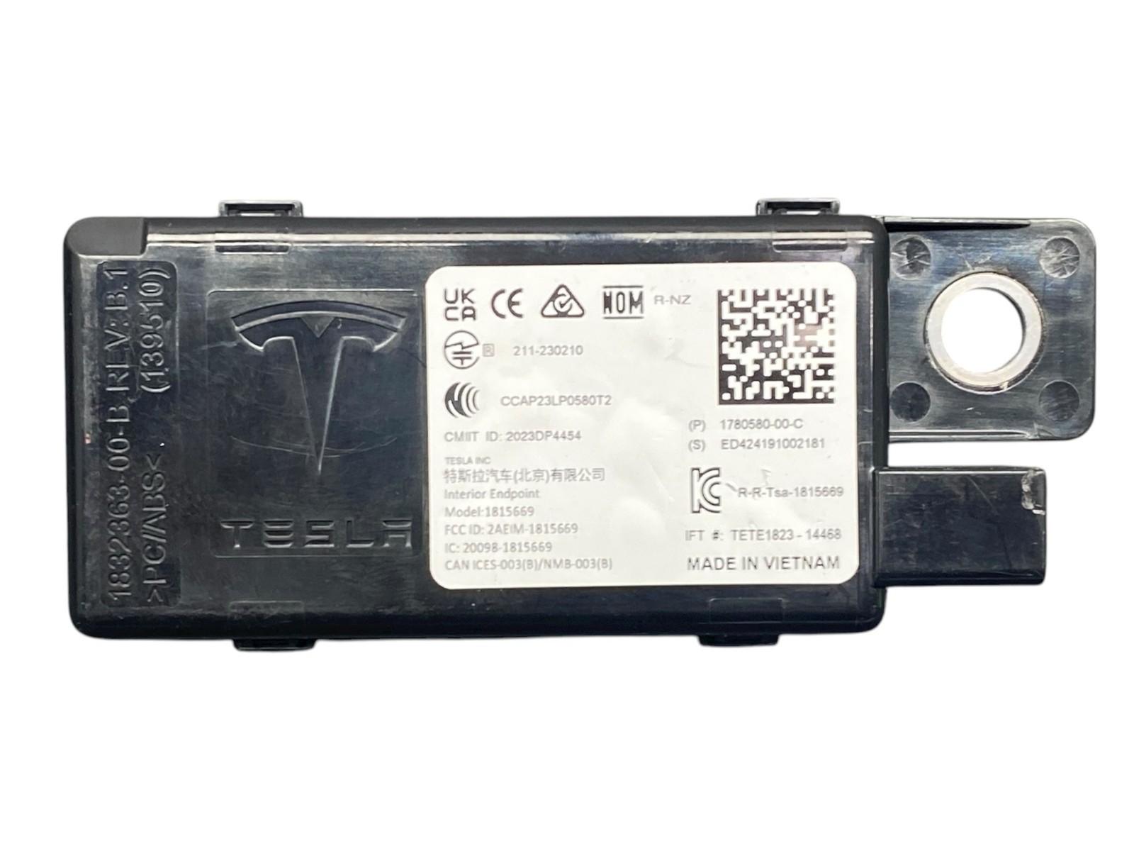 2024-2025 TESLA CYBERTRUCK CYBERBEAST OEM FRONT INTERIOR ENDPOINT CONTROL MODULE