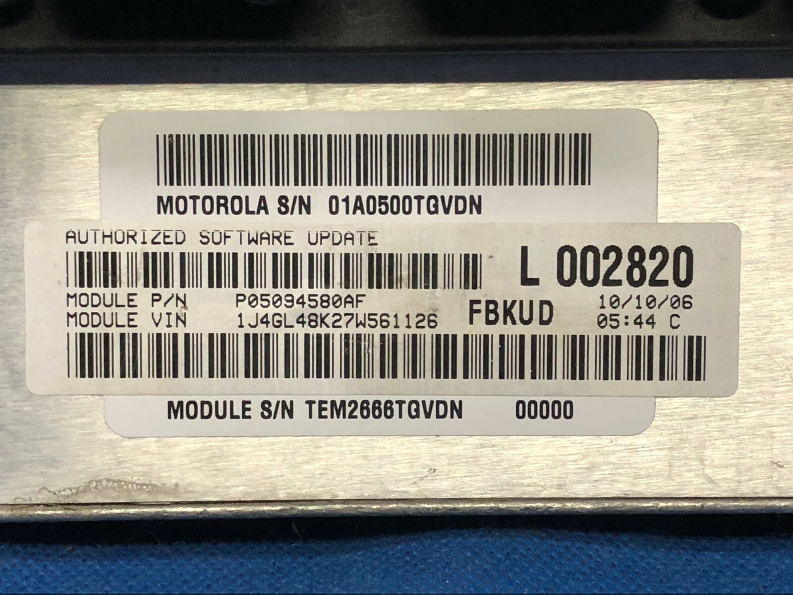 PROGRAMMED PLUG & PLAY 07 JEEP LIBERTY 3.7 AT MODULE ECU PCM ECM 05094580AF