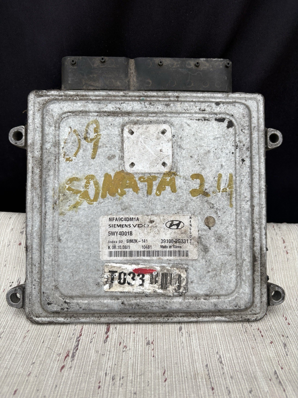 2009 2014 Hyundai Sonata 2.4L 39100-2G331 Engine Control Module Unit Ecm